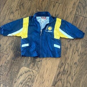 Indiana Pacers Jump Ball Club NBA Windbreaker Jacket 90s Vintage